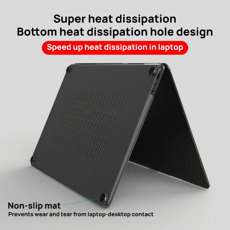 For Microsoft Surface Laptop Go 2 12.4" Clear Case Hard Shell Cover