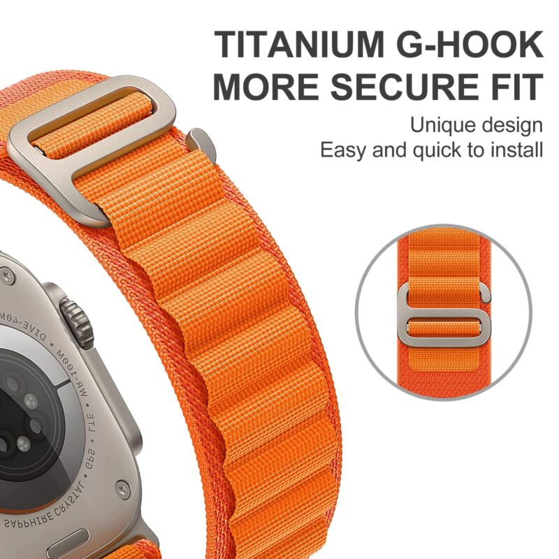 For Apple Watch Ultra Series 8 7 6 SE 49/45/41/44/42/40mm Alpine Loop Band Strap