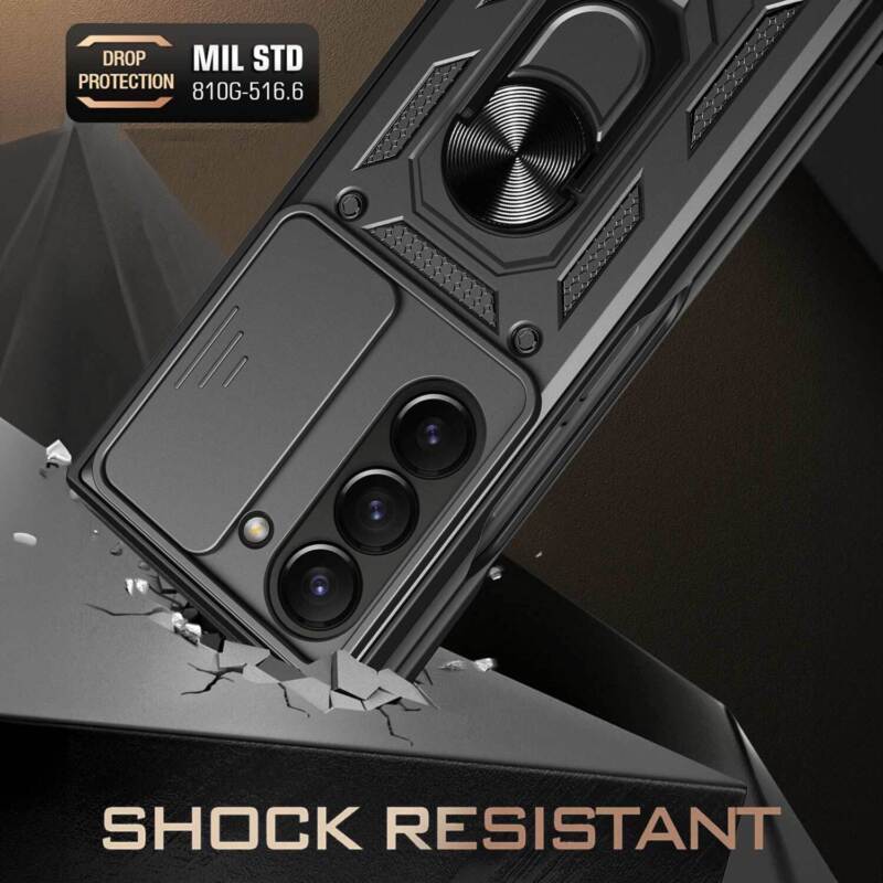 For Samsung Galaxy Z Flip Fold 5 4 5G Case Shockproof Rugged Ring Holder Cover