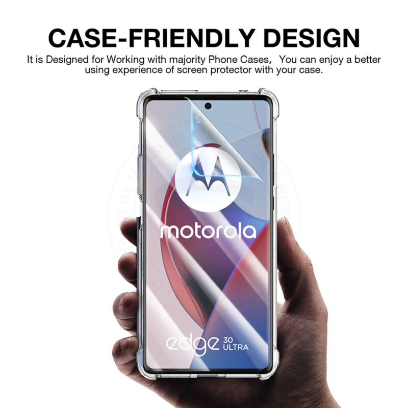 [3 Packs] For Motorola Edge 30 Ultra 5G MAXSHIELD HYDROGEL Screen Protector Cover AU