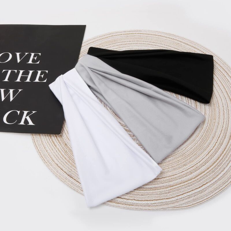 Sports Headbands Yoga Running Stretch Workout Head Hair Band For Women Men