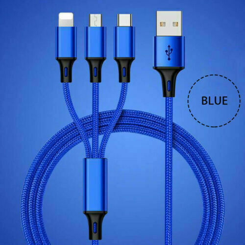 5 in 1 Multi USB Charger Charging Cable For iPhone USB TYPE C Android Micro