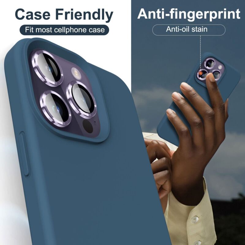 Maxshield For iPhone 14 13 Pro Max Camera Lens Tempered Glass Screen Protector