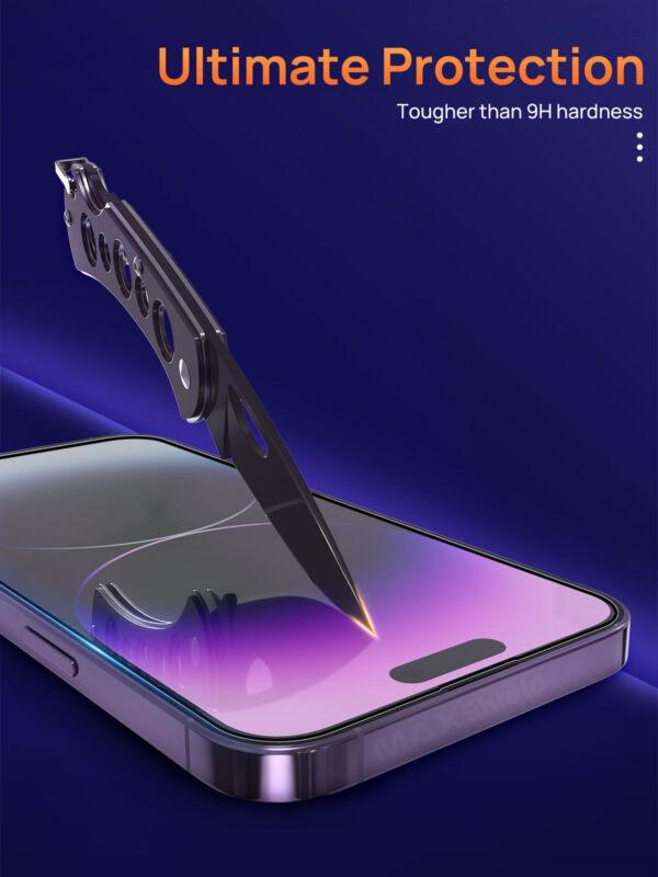 [Auto Alignment Kit] For iPhone 14 Pro Max 13 12 11 XS XR Glass Screen Protector