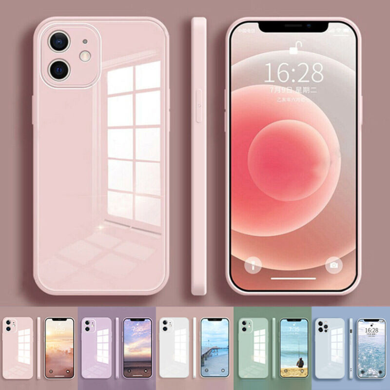 For iPhone 14 Pro Max Case Hybrid Luxury Shockproof Tempered Glass Cover