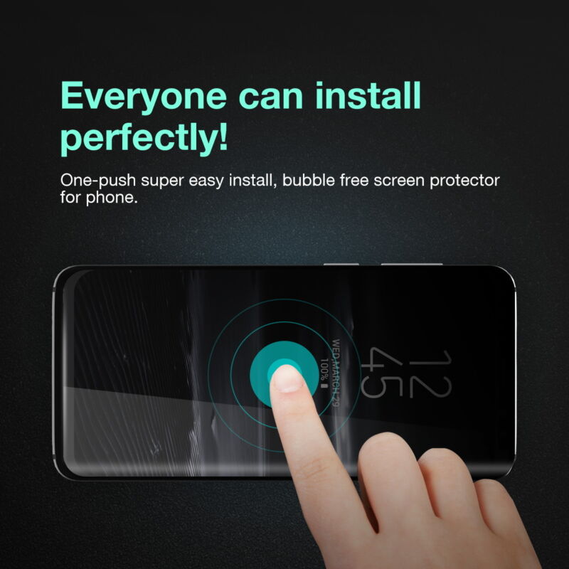 MAXSHIELD Privacy Glass Screen Protector For Samsung Galaxy S23 S22 S21 FE Plus Ultra