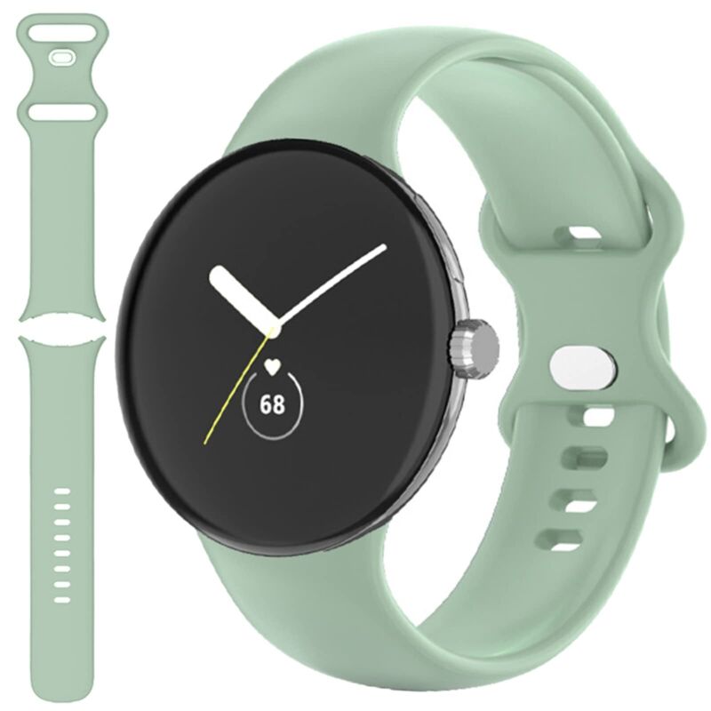 For Google Pixel Watch Band Strap Replacement Soft Silicone Sport Wristband 2022