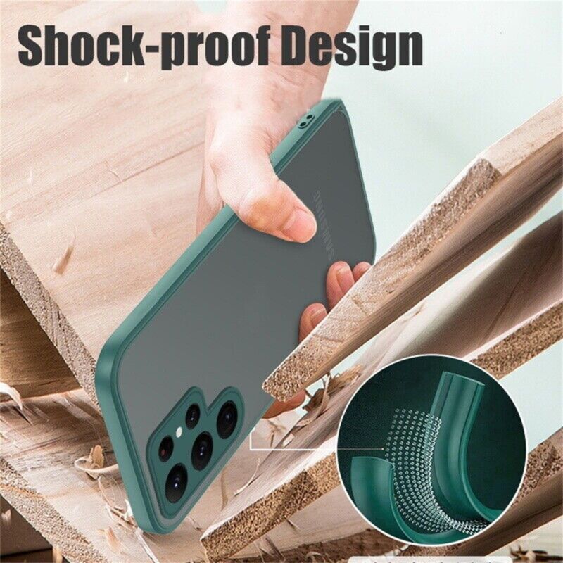 For Samsung A14 A34 A54 Case Shockproof Armor Matte Bumper