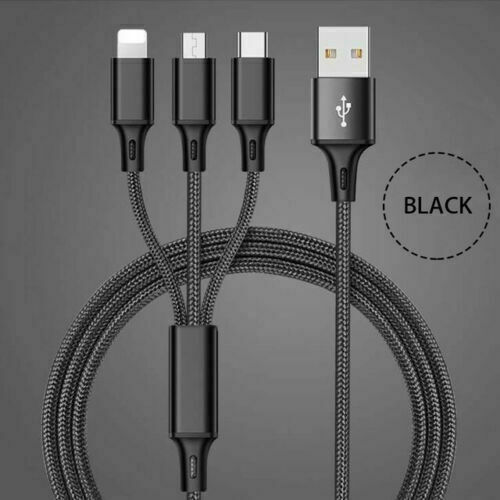 5 in 1 Multi USB Charger Charging Cable For iPhone USB TYPE C Android Micro