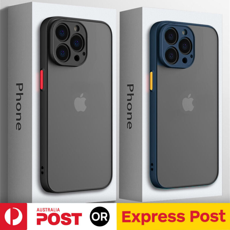 Shockproof Armor Matte Case Slim Cover For iPhone 14 Plus 13 12 11 Pro Max Case