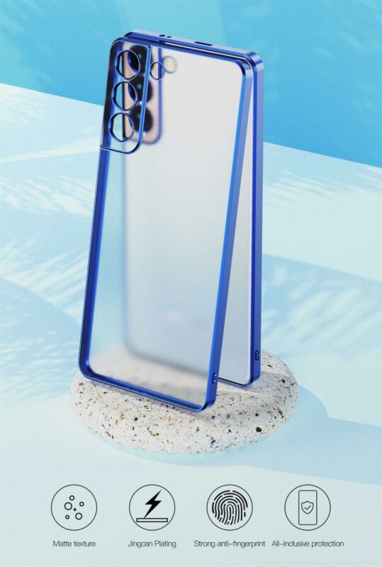 MAXSHIELD For Galaxy S23 Plus Ultra 5G Case Clear Matte Shockproof Cover