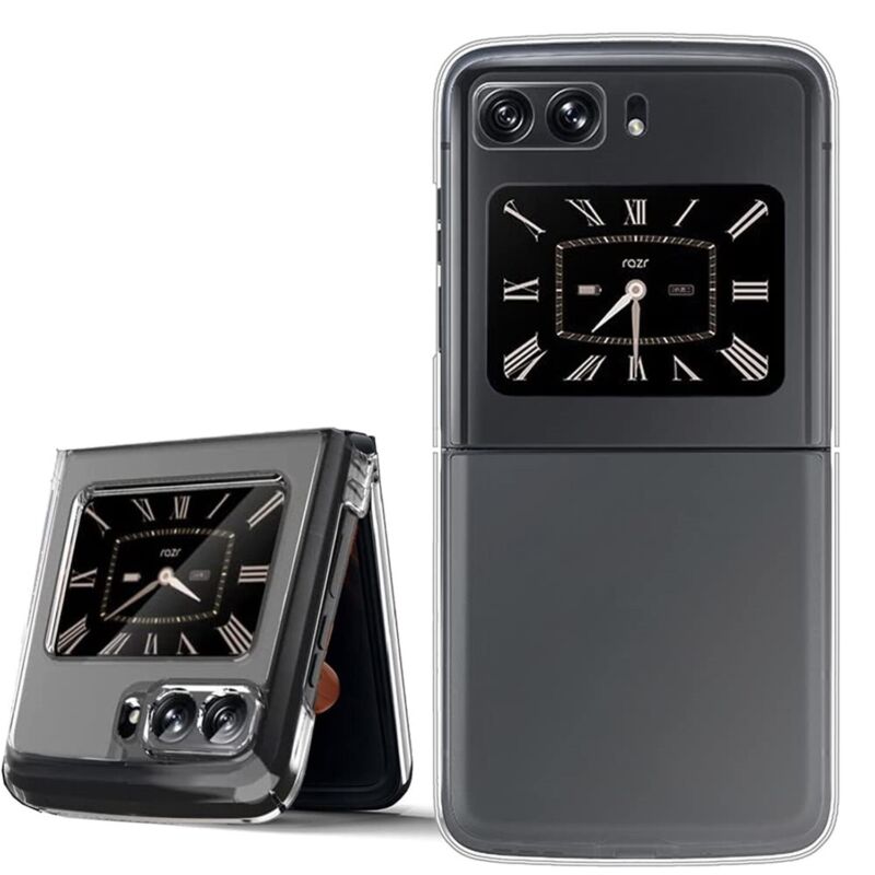 For Motorola Moto Razr 5G 2022 Clear Case Hard Shockproof Back Cover Protector