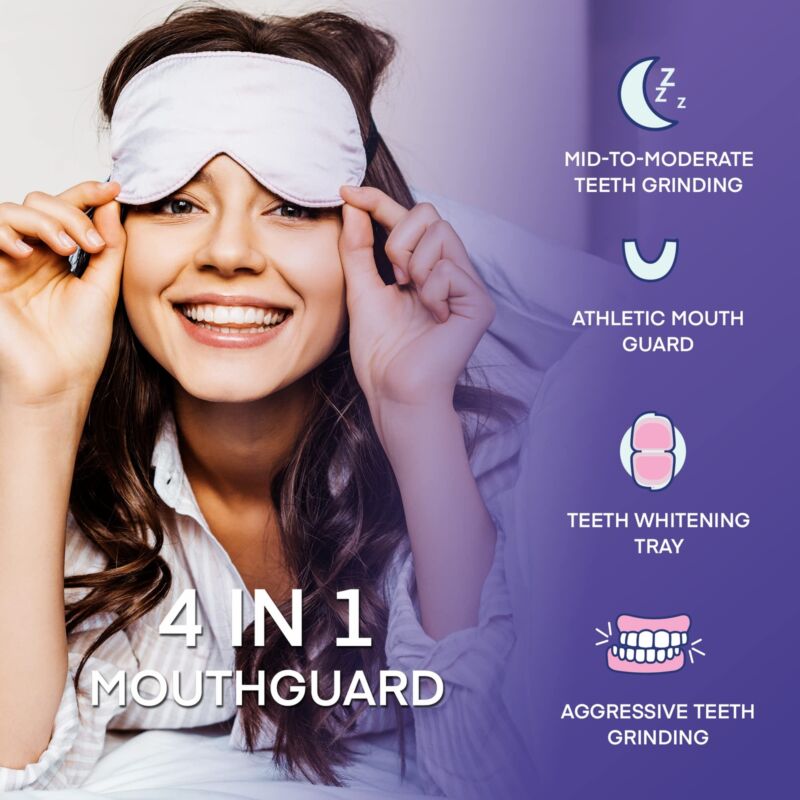 Teeth Grinding Mouthguard Mouth Guard Night Bruxism Clenching Sleeping Dental