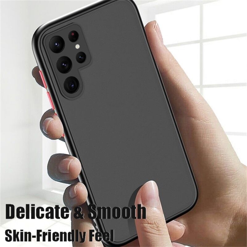 For Samsung S23 Ultra Plus A73 A53 A22 A13 4g 5g Case Shockproof Armor Matte Bumper Back Cover