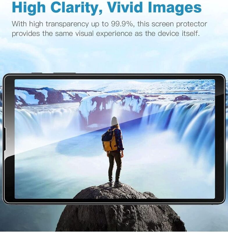 For Samsung Tab S8 Tempered Glass Screen Protector Full Cover