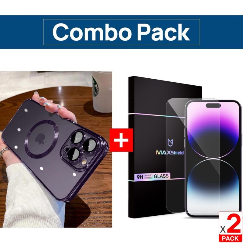 For iPhone X/XS 7/8 Magnetic Case Clear Slim Shockproof Case Cover