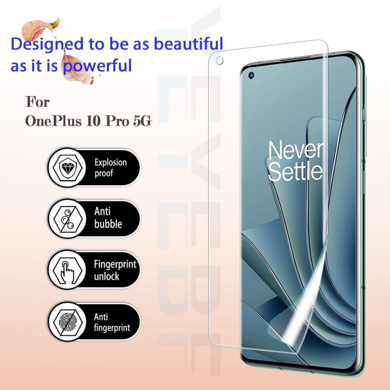 For OnePlus 10 Pro 5G HYDROGEL Full Cover Screen Protector Back Film Skin