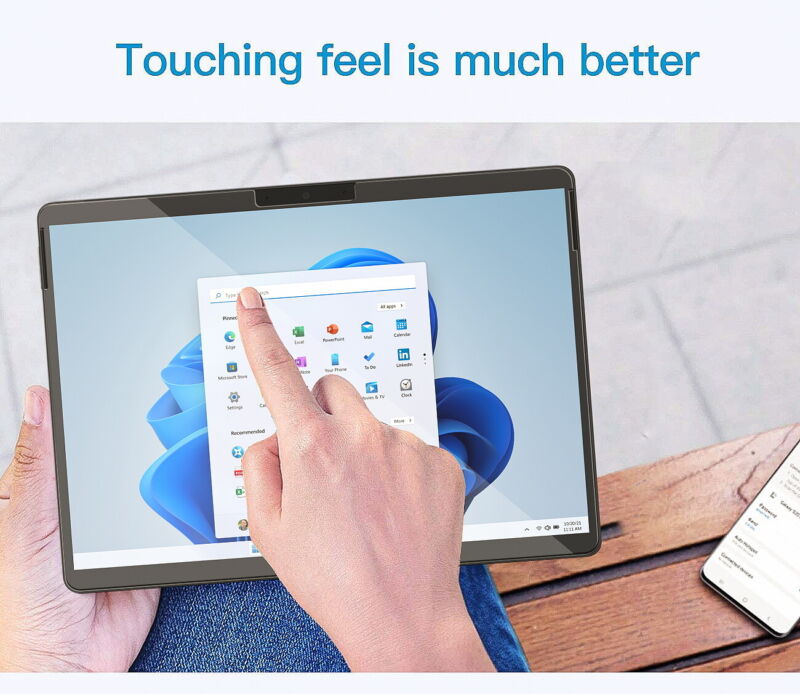 [2 Packs] For Microsoft Surface Laptop 4 3 15" Hydrogel Screen Protector Film