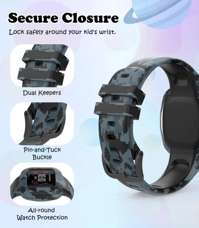 For Garmin Vivofit JR 2 Replacement Band Wristbands Tracker Strap Patterned