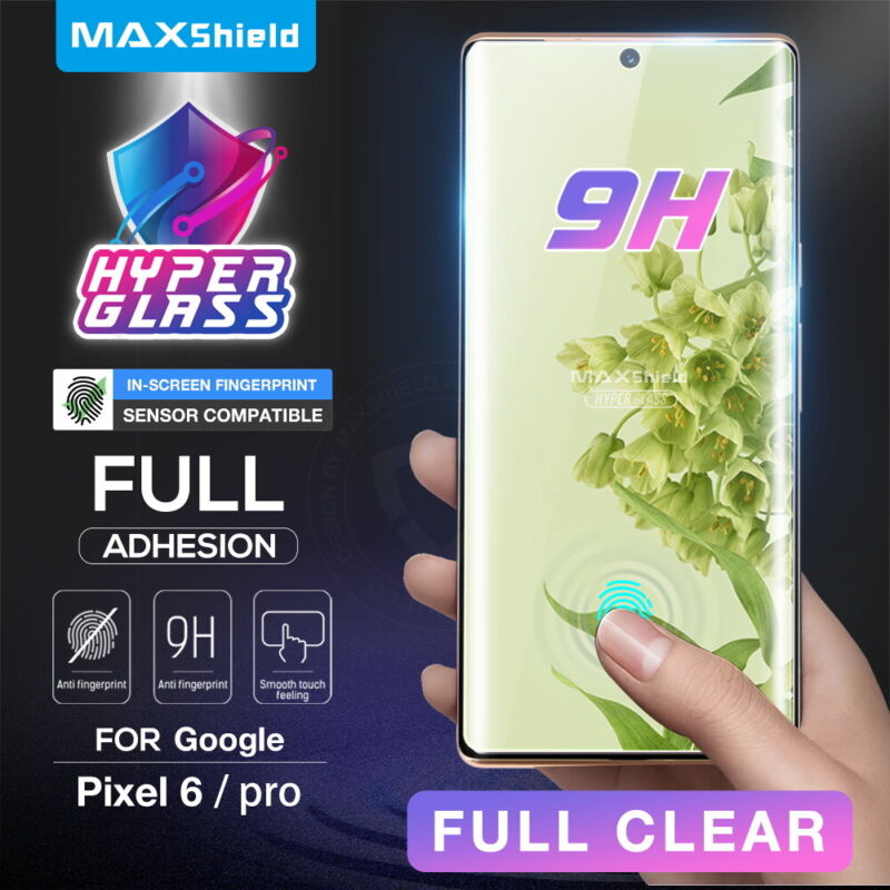 For Google Pixel 7 Pro UV Full Coverage HD Tempered Glass Screen Protector