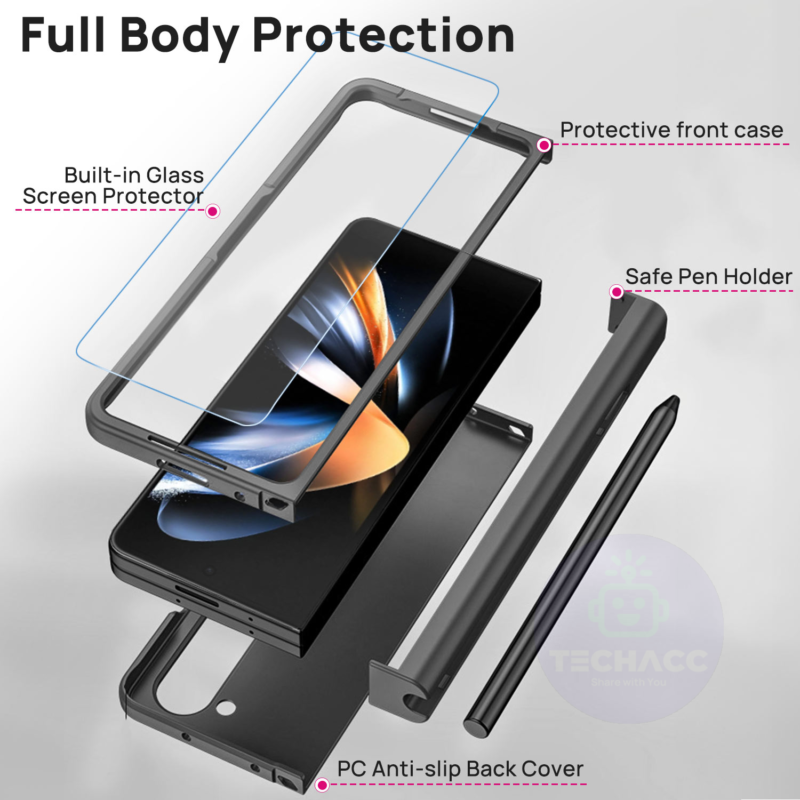 For Samsung Galaxy Z Fold 5 4 Flip 4 5G Case Shockproof Rugged Holder Cover