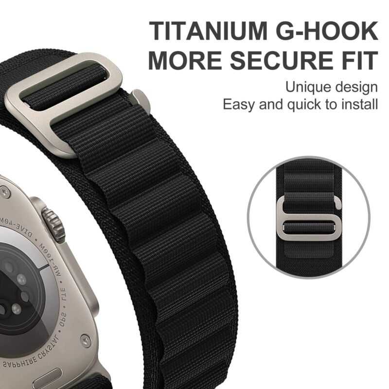 For Apple Watch Ultra Series 8 7 6 SE 49/45/41/44/42/40mm Alpine Loop Band Strap