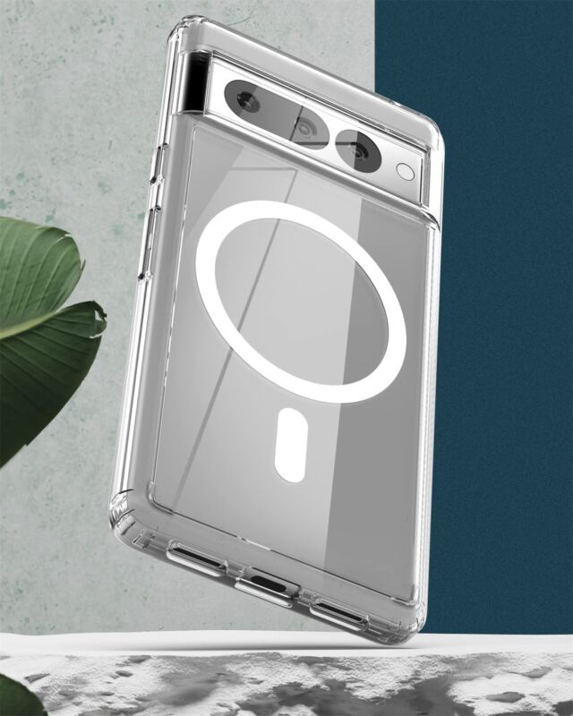For Google Pixel 7 / Pro Magnetic Clear Case Shockproof MagSafe Cover Protector