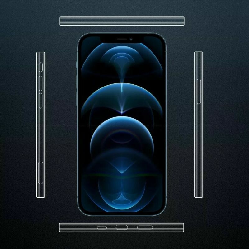 [3 Packs] MAXSHIELD For iPhone 14 Plus Pro MAX Mini Edge Sides Screen Protector