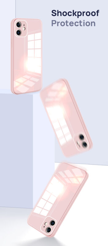 For iPhone 14 Pro Max Case Hybrid Luxury Shockproof Tempered Glass Cover