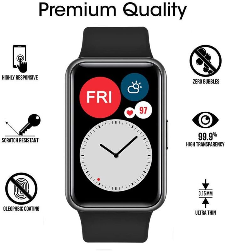 3x MAXSHIELD For OPPO Watch Free Screen Protector Full Cover Hydrogel Film