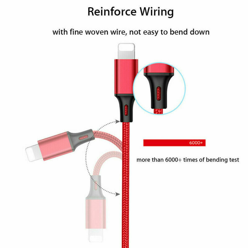 5 in 1 Multi USB Charger Charging Cable For iPhone USB TYPE C Android Micro
