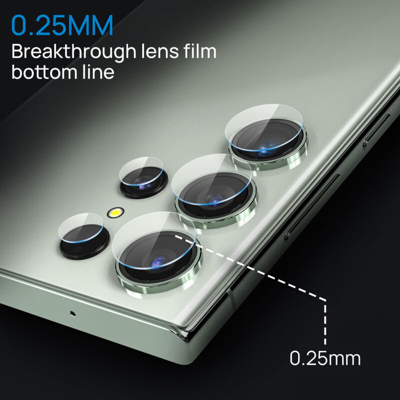 [1 Set]For Samsung Galaxy S22 S23 Plus Ultra Camera Lens Tempered Glass Protector