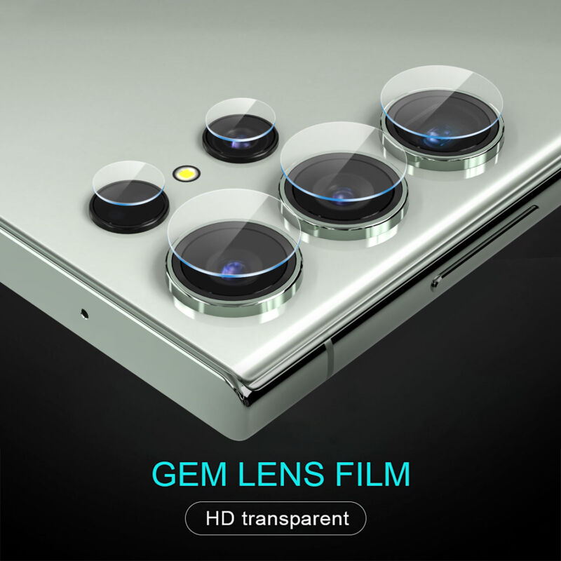 [1 Set]For Samsung Galaxy S22 S23 Plus Ultra Camera Lens Tempered Glass Protector