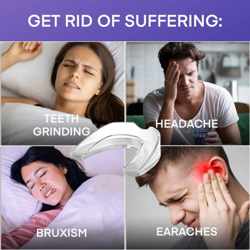 Teeth Grinding Mouthguard Mouth Guard Night Bruxism Clenching Sleeping Dental