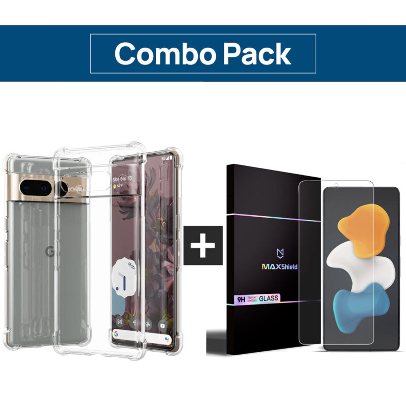 MAXSHIELD For Google Pixel 6 Pro 6A Case Clear Luxury Shockproof Slim Soft Cover