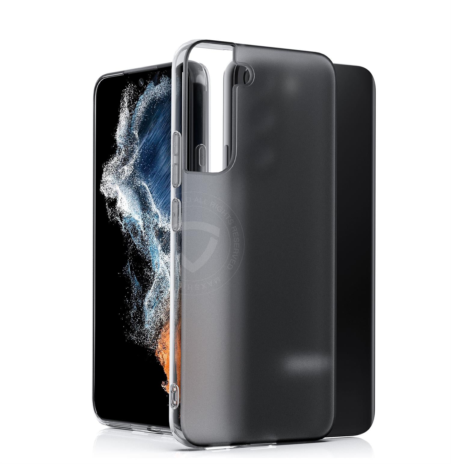 For Samsung Galaxy S22 Plus Ultra 5G Case Matte TPU Clear Slim Shockproof Cover