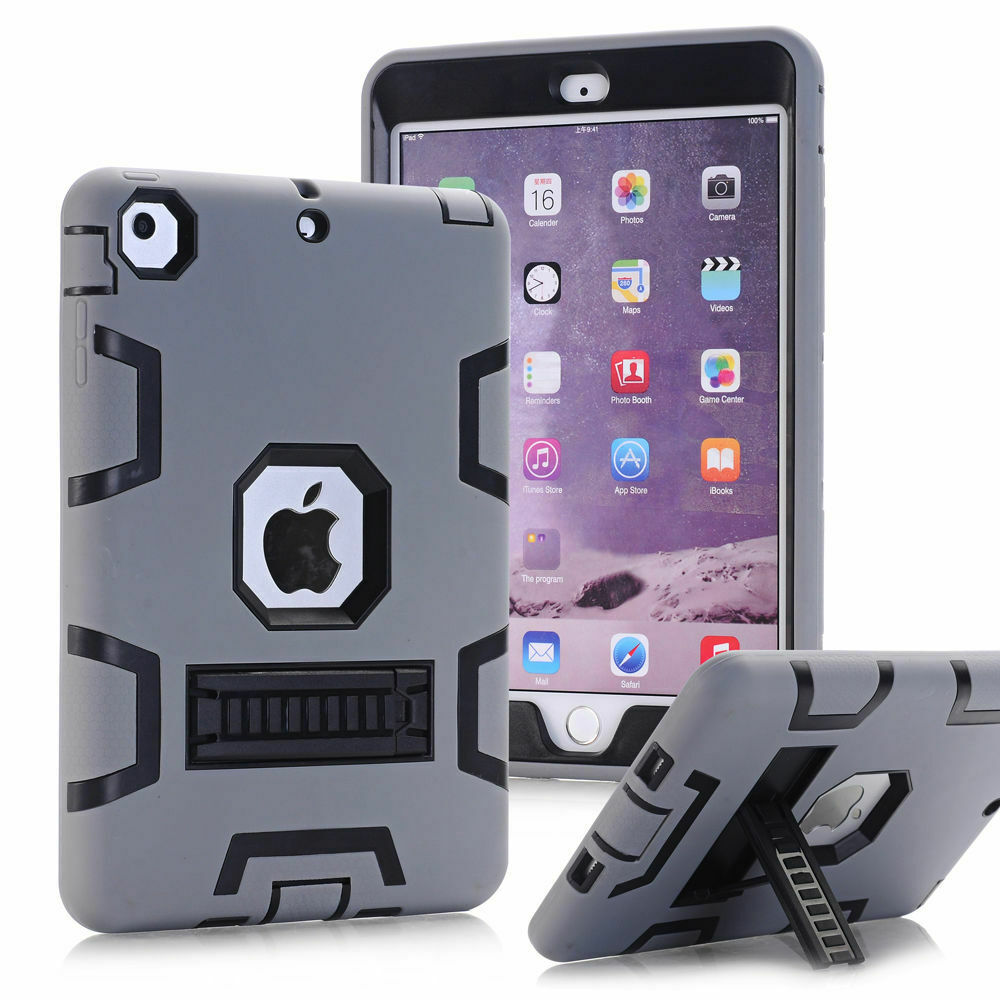 Kids Shockproof Case Heavy Duty Tough Kick Stand Cover for iPad Air