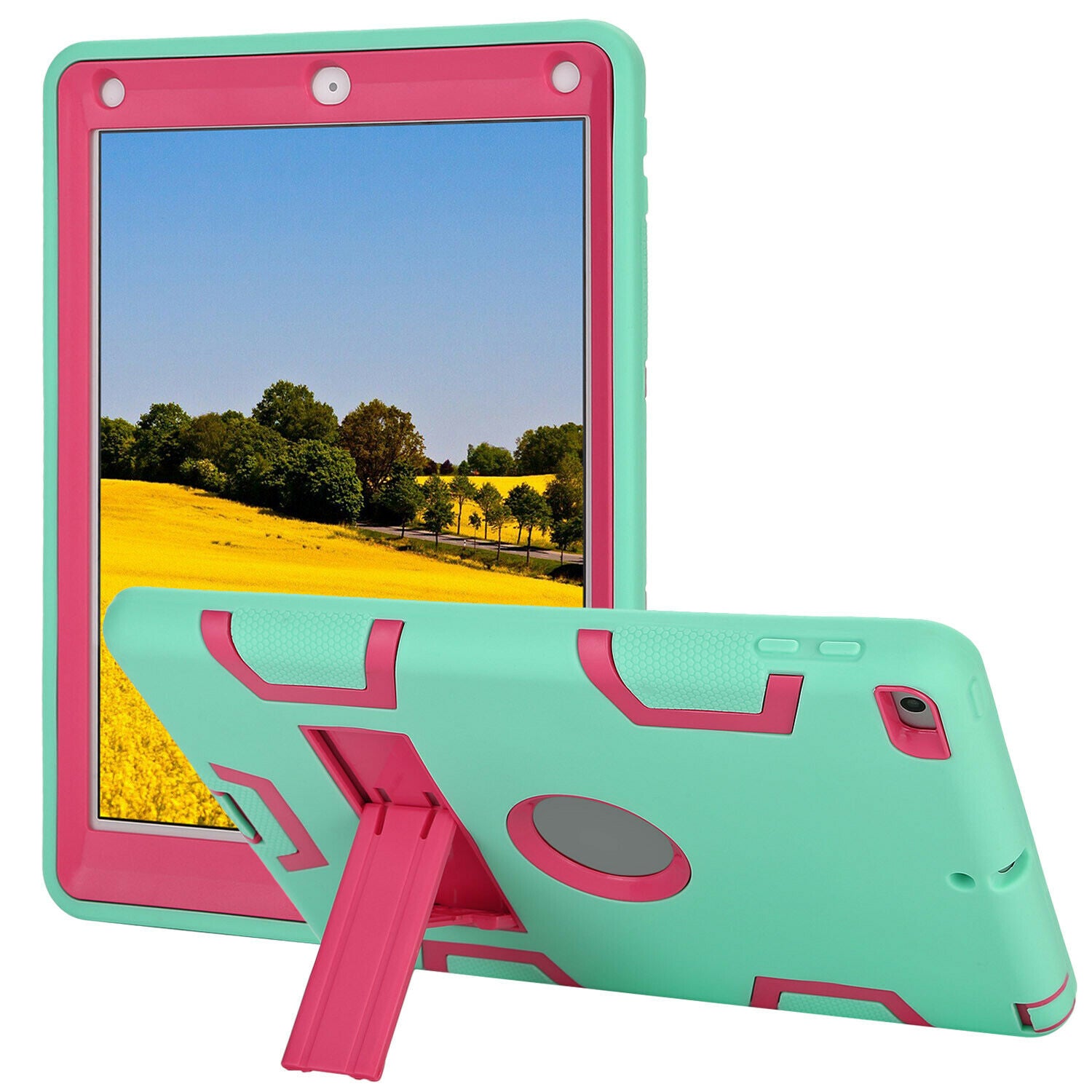 Kids Shockproof Case Heavy Duty Tough Kick Stand Cover for iPad Pro9.7"