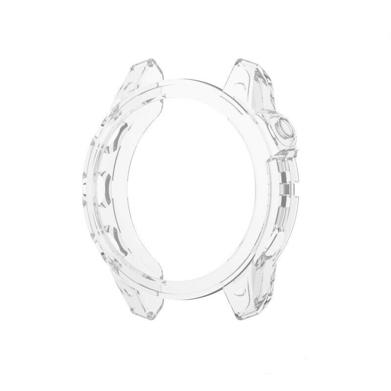 For Garmin Fenix 7 Solar Sapphire Shockproof TPU Case Cover Screen Protector