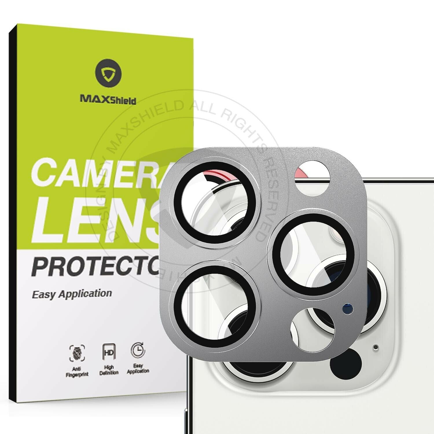 [1 Packs] For Apple iPhone 14 Series Screen Protector Full Cover Metal Camera Lens Glass