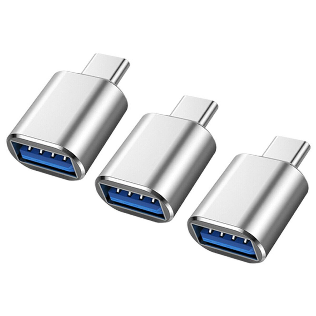 3X USB-C OTG Data Adapter USB Type C Male to USB 3.1 A Female Cable Converter