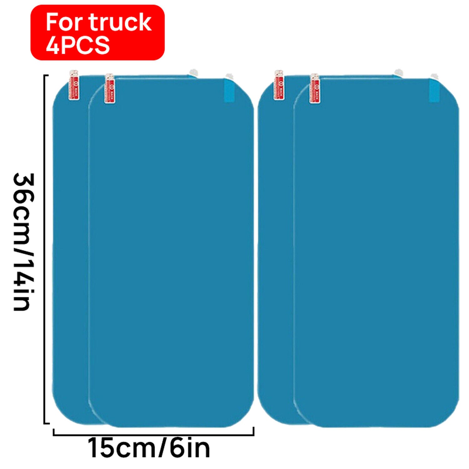 Car Side Truck Rearview Mirror Protector Film Waterproof Anti-Fog Rain-Proof AU