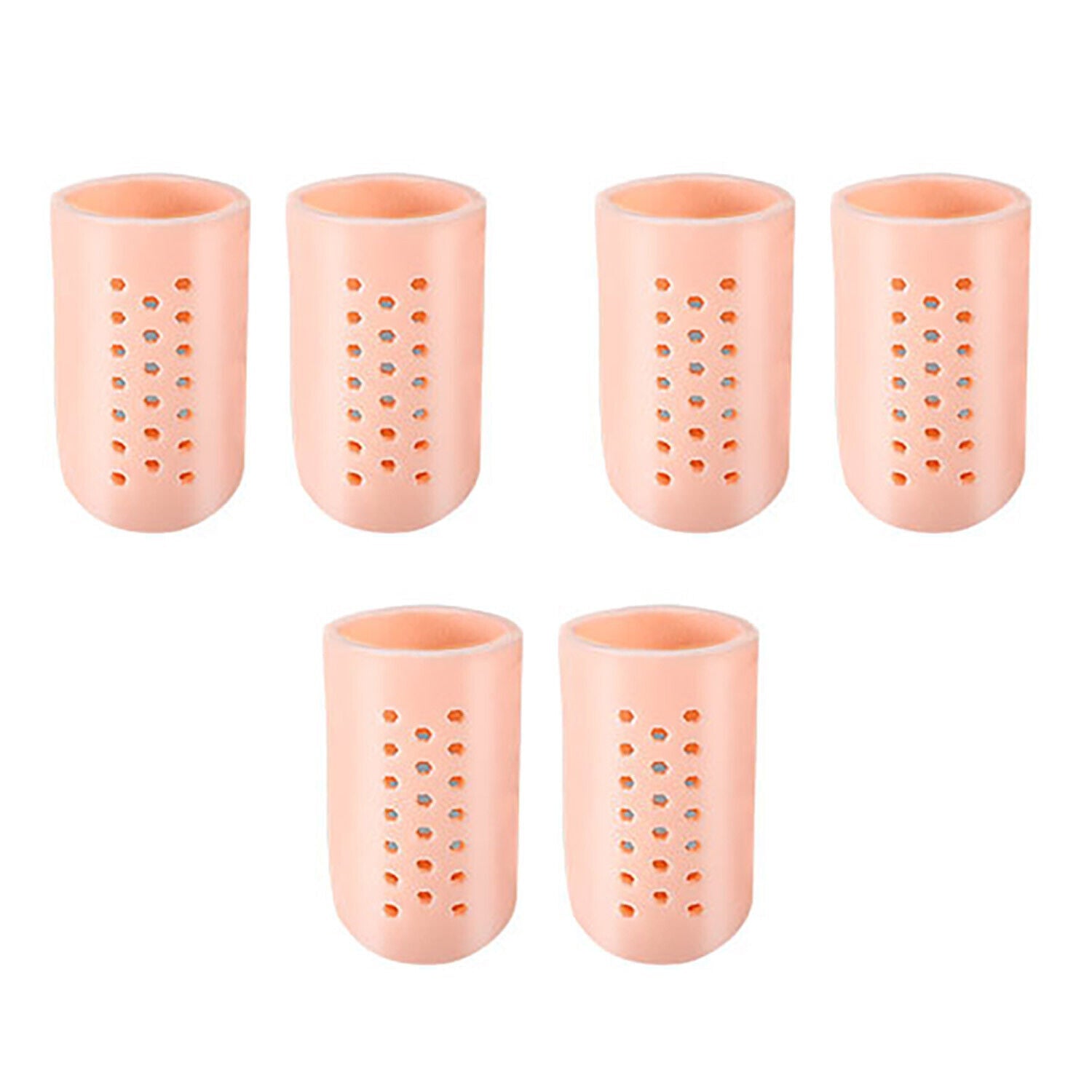Toe Cap Silicone Sleeve Gel Cover Protector Tube Pain Relief Breathable