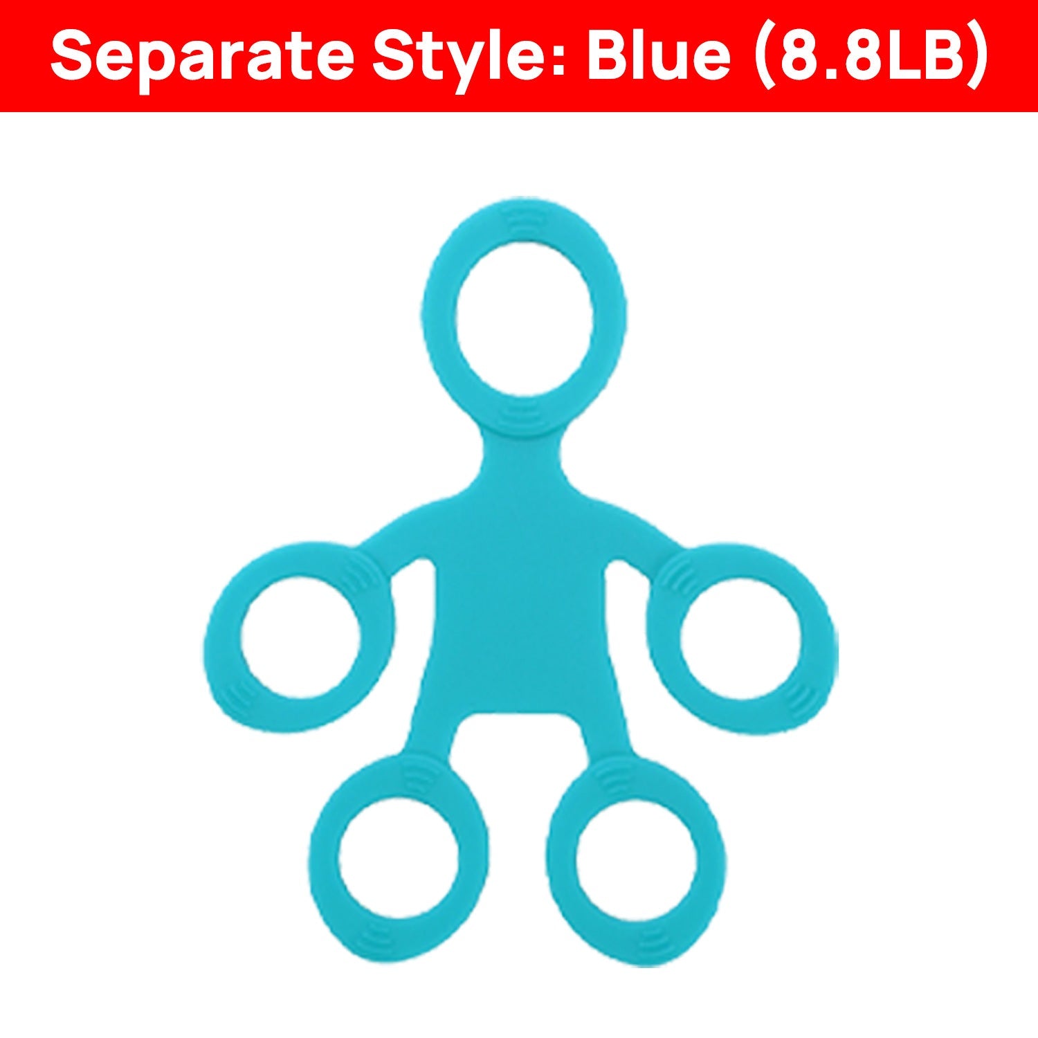 Finger Hand Exerciser Strengthener Wrist Forearm Grip Trainer Resistance Therapy