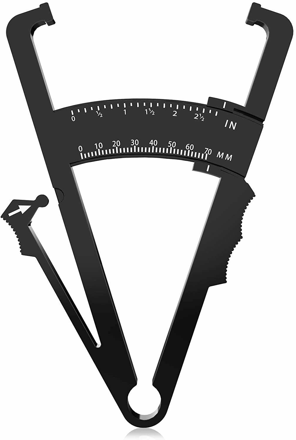 Body Fat Measurement Testing Caliper Skinfold Skin Fold Gym Weight Loss Test AU