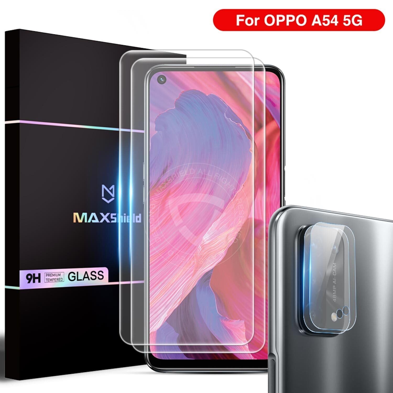 Fr OPPO A74 A54 5G A54S Reno 8 LiteTempered Glass Screen Protector Camera Lens Protector