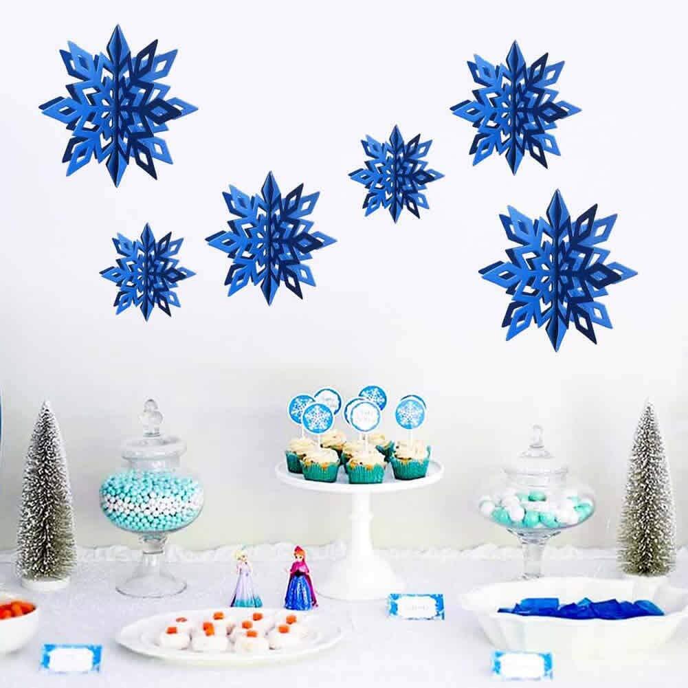 Christmas XMAS Tree Snowflakes Baubles Hanging Home Party Ornament Decorations