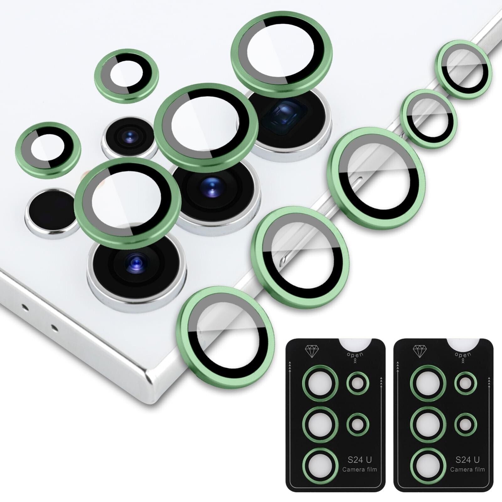 For Samsung Galaxy S24 Plus Ultra 5G Camera Metal Lens Protector