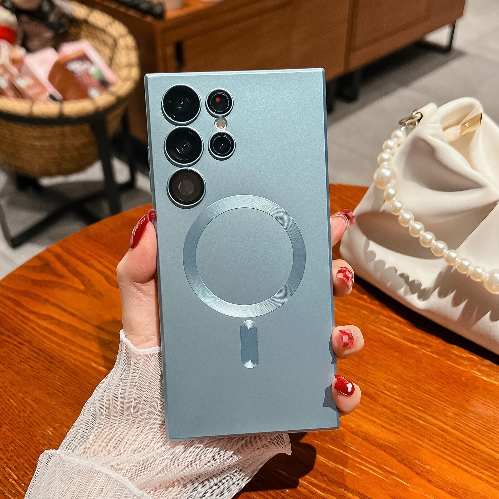 For Samsung Galaxy S24 Plus Ultra 5G Shockproof Mag Safe Case Cover