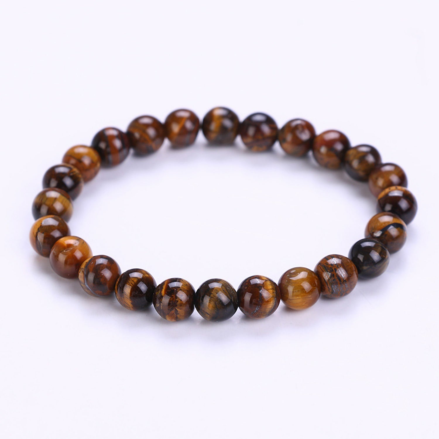 Natural Gemstone Beads Handmade Stretch Crystal Bracelets Healing Stone Reiki